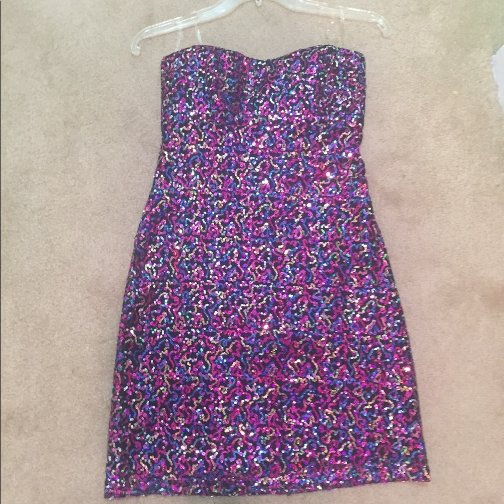 Sequin multi-color dress